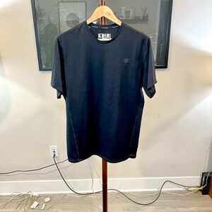 New Balance - Short Sleeve Workout T-shirt (#MT8347) Large - Black